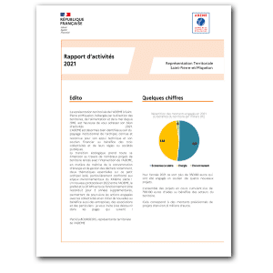 Vignette du Rapport activités 2021 - ADEME Saint-Pierre-et-Miquelon