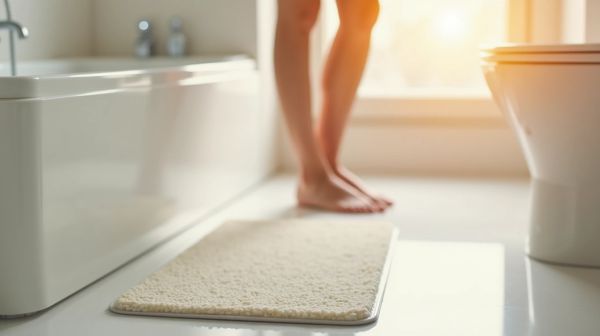 Améliorer votre sécurité dans la salle de bain avec des tapis de douche antidérapants