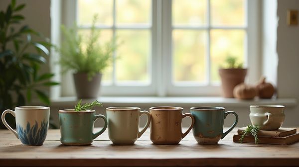 Découvrez des mugs à motifs pour rehausser votre vaisselle économique