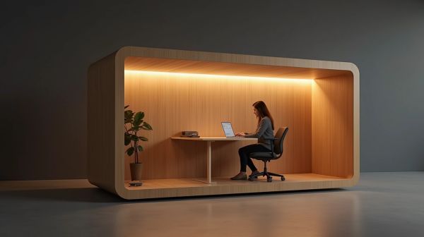 Les avantages des cabines acoustiques pour un bureau calme