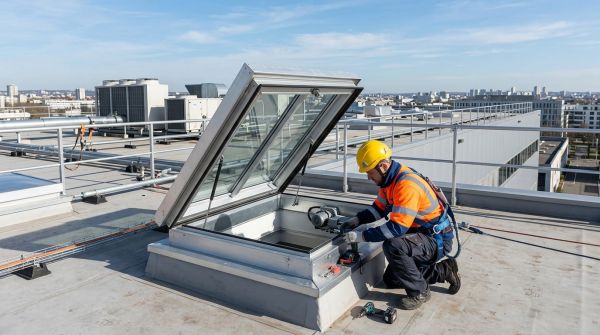 Pose de trappe de désenfumage : sécurisez votre bâtiment efficacement